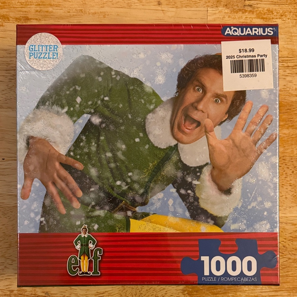 Aquarius Elf Glitter Puzzle - 1000 Pieces - Green